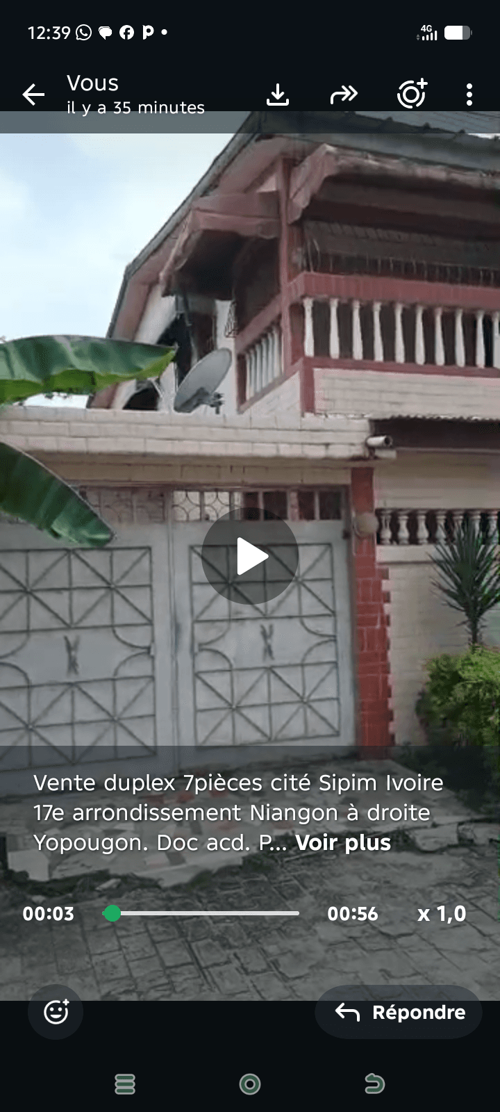 Vente duplex 7pièces à la cité Sipim Yopougon 17e arrondissement - photo 1
